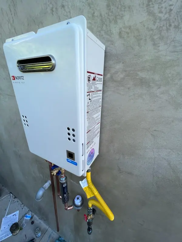 Tankless water heater installation for Aurora Highlands homes